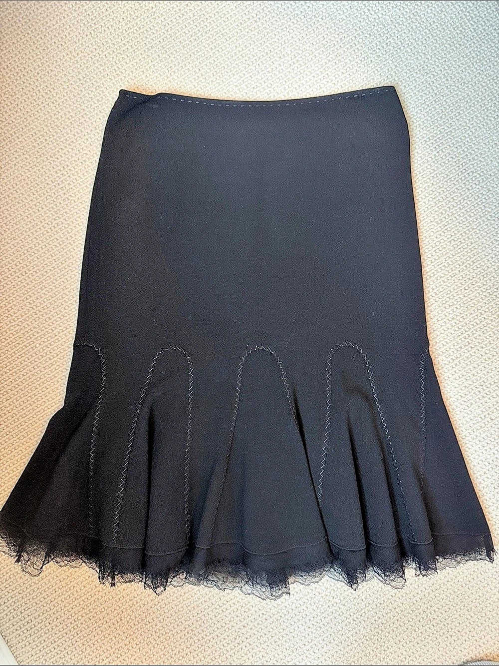 Elie Tahari Black Mini Skirt